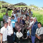 A group of Bureau of Land Management volunteers after receiving awards for their outstanding service.